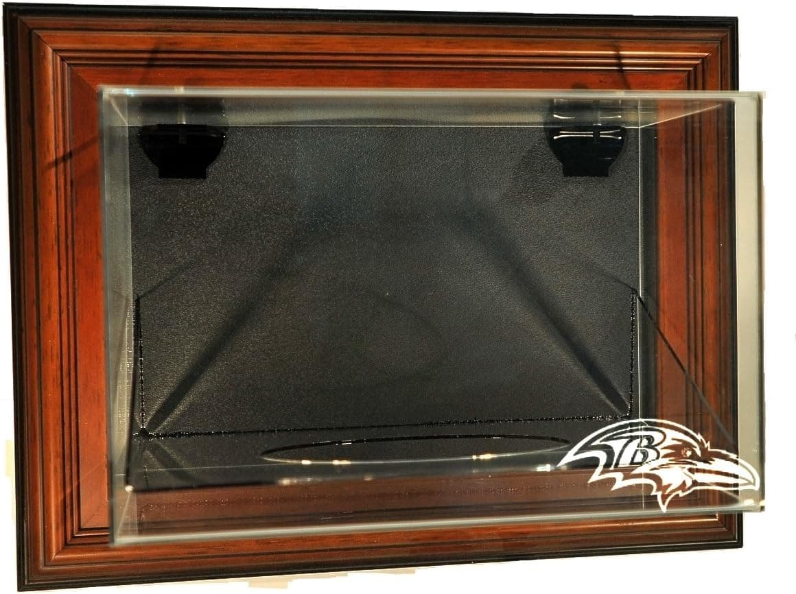 NFL Baltimore Ravens Football "Case-Up" Display, Brown