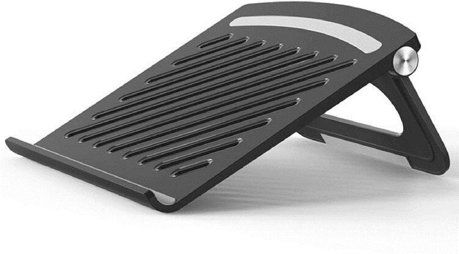 Laptop Stand for Desk, Multi-Angle Adjustable Foldable Non-Slip Cooling Ventilated Lift Base Computer Holder for MacBook Pro/Air HP Acer Asus Sony Dell Surface, Tablet, Ipad Under 17'' (Black)