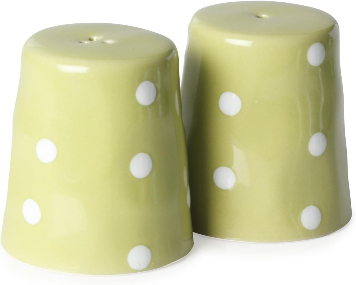 Maxwell and Williams Sprinkle Salt and Pepper Set, Lime