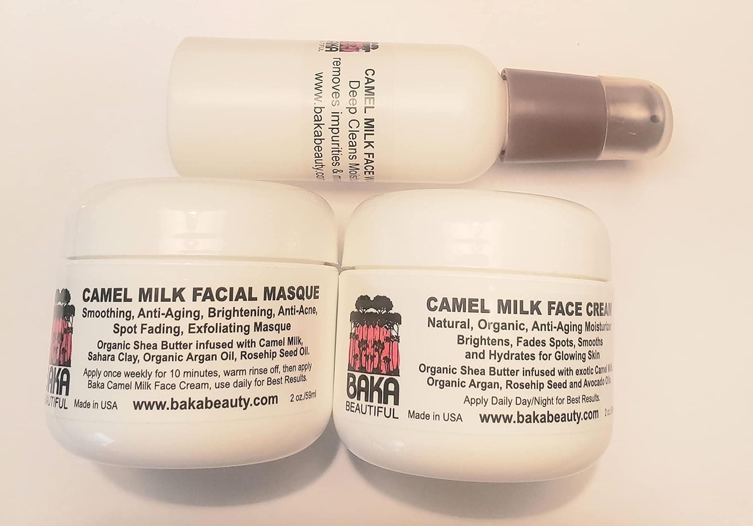 Baka Beautiful Anti-Aging Camel Milk Moisture Face Kit