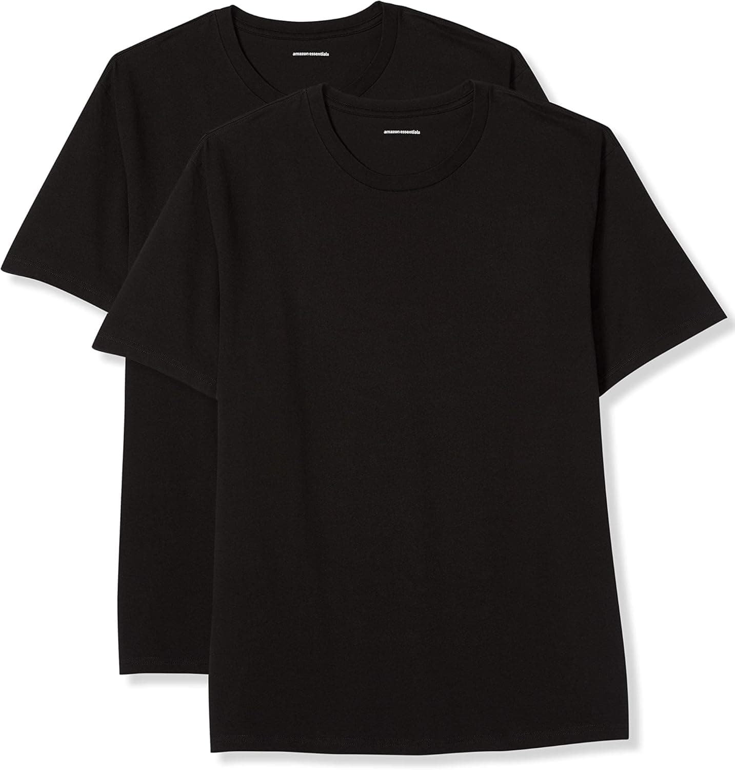 Amazon Essentials Men's Big & Tall 2-pack Short-sleeve Crewneck T-shirt Fit By Dxl