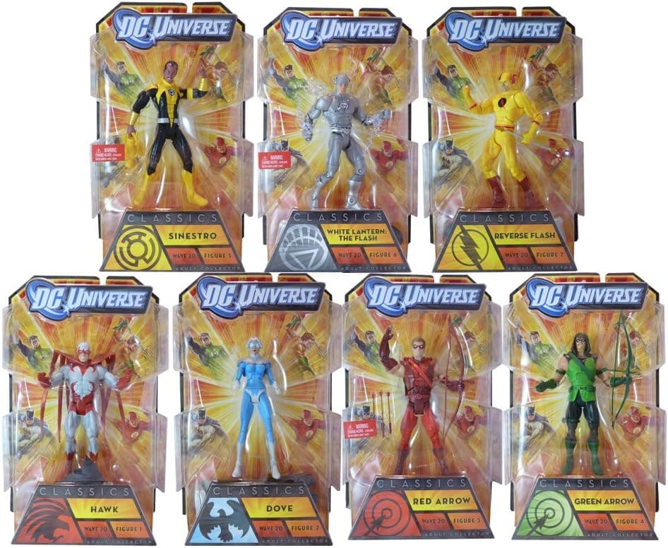 Mattel DC Universe 6" Classics Wave 20 Nekron Series Set Case of 8