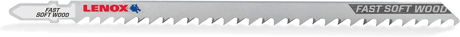 LENOX Tools 1991551 T-Shank Fast Cutting Wood Jig Saw Blade, 6-Inch X 5/16-Inch 6 TPI, 5-Pack
