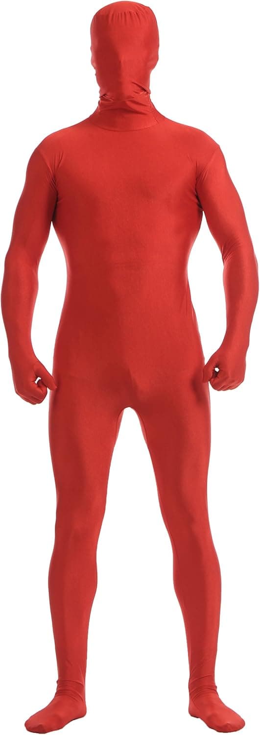 Ensnovo Mens Full Body Tights Suit Costumes Spandex Zentai Bodysuit
