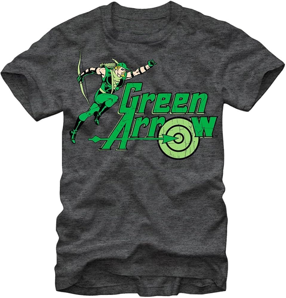 DC Comics Men's Arrow Of Green Short Sleeve T-Shirt