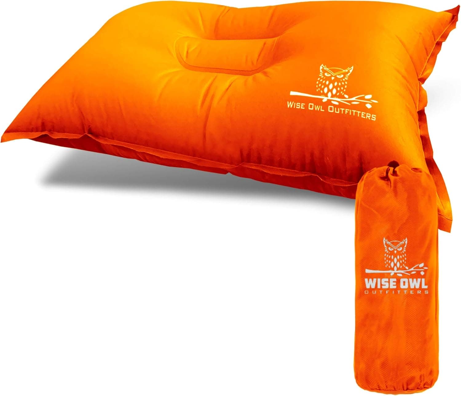 Wise Owl Outfitters Ultralight Inflatable Air Camping Pillow Compressible Compact Inflating Small Travel Pillows for Sleeping Backpacking Hammock Car Camp, Beach