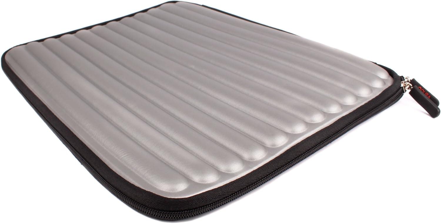DURAGADGET Silver Memory Foam Laptop Case - Compatible with Lenovo ThinkPad Edge E520 | Essential B570 & G570