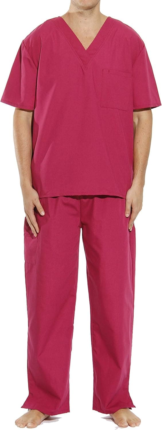 Tropi Mens Unisex Scrub Sets Medical Scrubs (V-Neck)