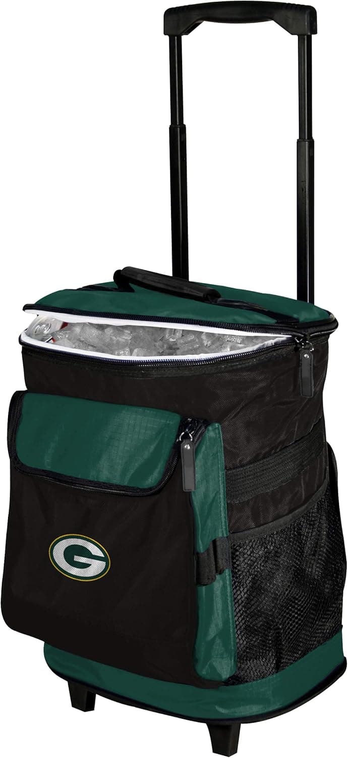 Logo Brands Officially Licensed NFL Unisex Rolling Cooler, One Size, Team Color