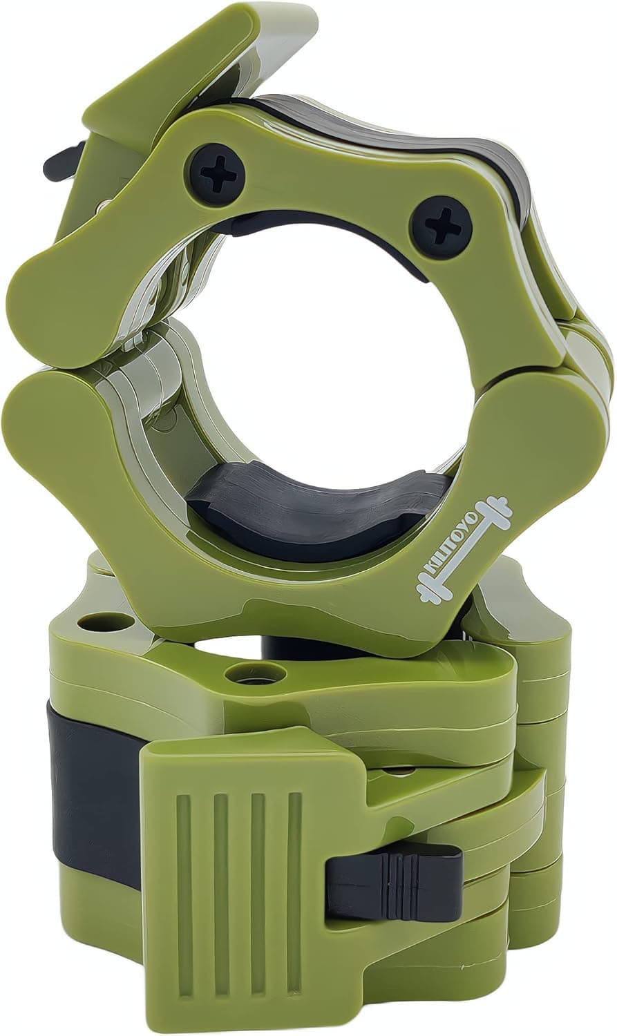 KILITOYO Professional Barbell Clips 2 Inch- Heavy Duty Exercise Collars: Secure, Durable And Easy To Use Barbell Clamps