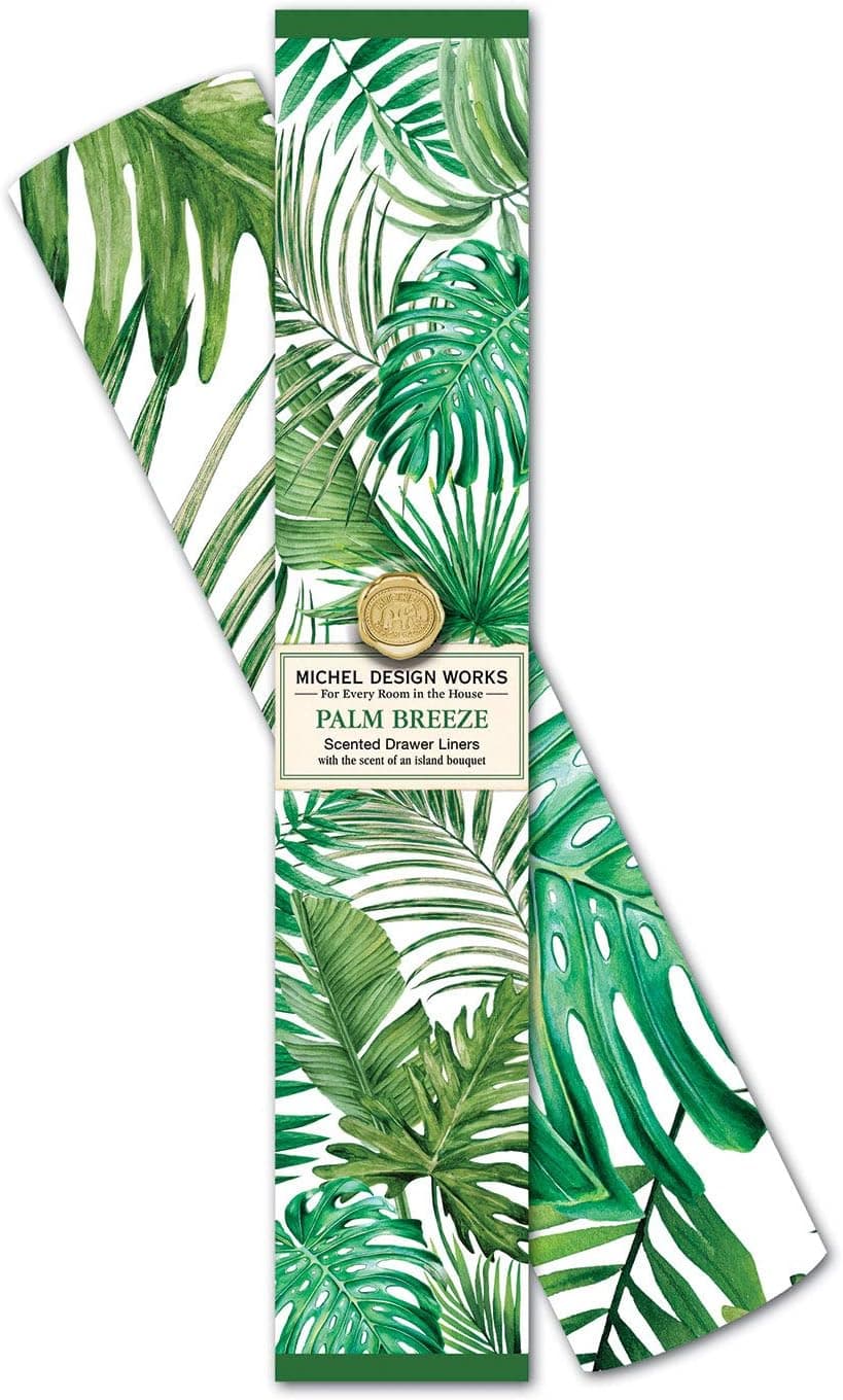 Michel Design Works Scented Drawer Liners, Palm Breeze
