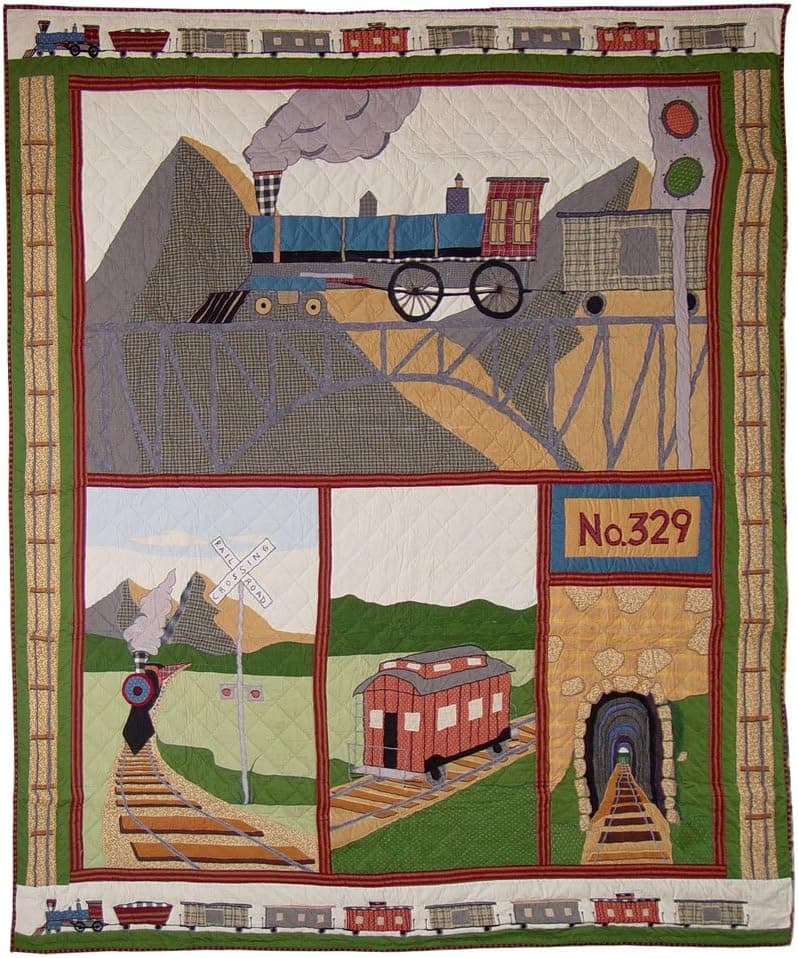 Patch Magic Train Quilt King 105"X95"