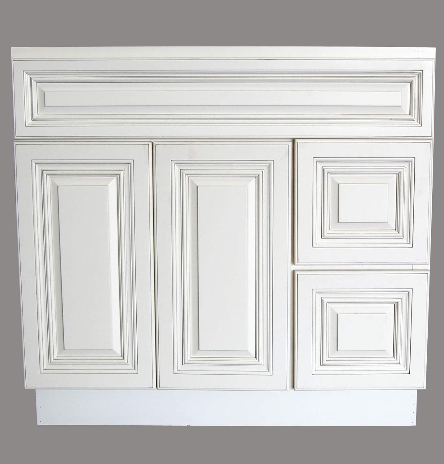 New Antique White Single sink Bathroom Vanity Base Cabinet 36" Wide x 21" Deep AW -V3621D