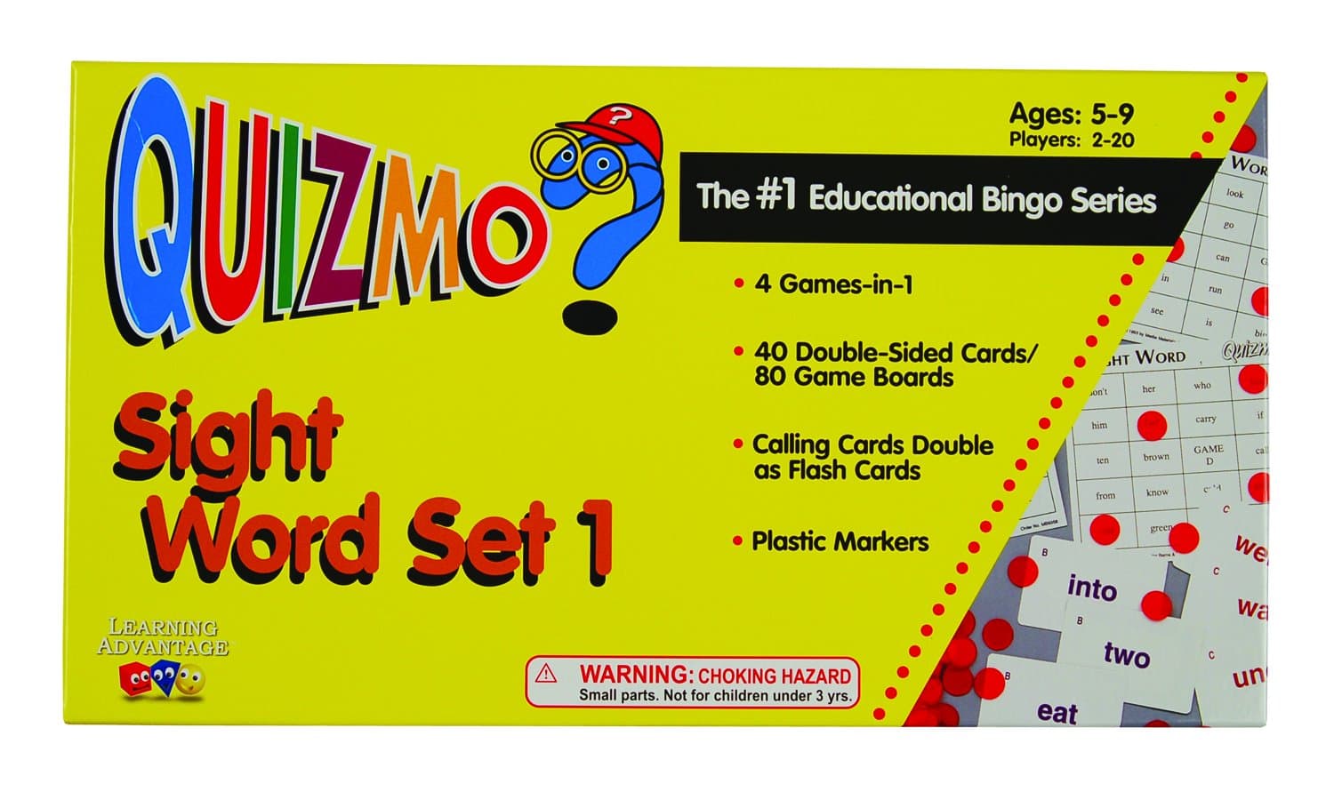 Learning Advantage 8207 Sight Word QUIZMO