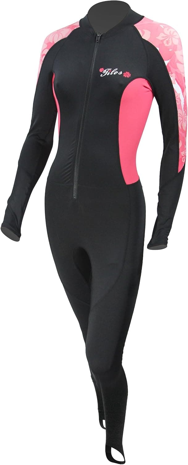 Tilos Full Body Snorkeling Swim Lycra Full Skin Suit - Long Legs Long Sleeves for Women UV Sun Protection