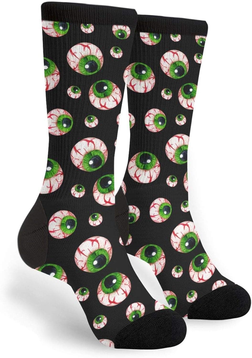Yaateeh High Ankle Crew Socks Casual Mid Calf Dress Socks Long Tube Socks For Men Women