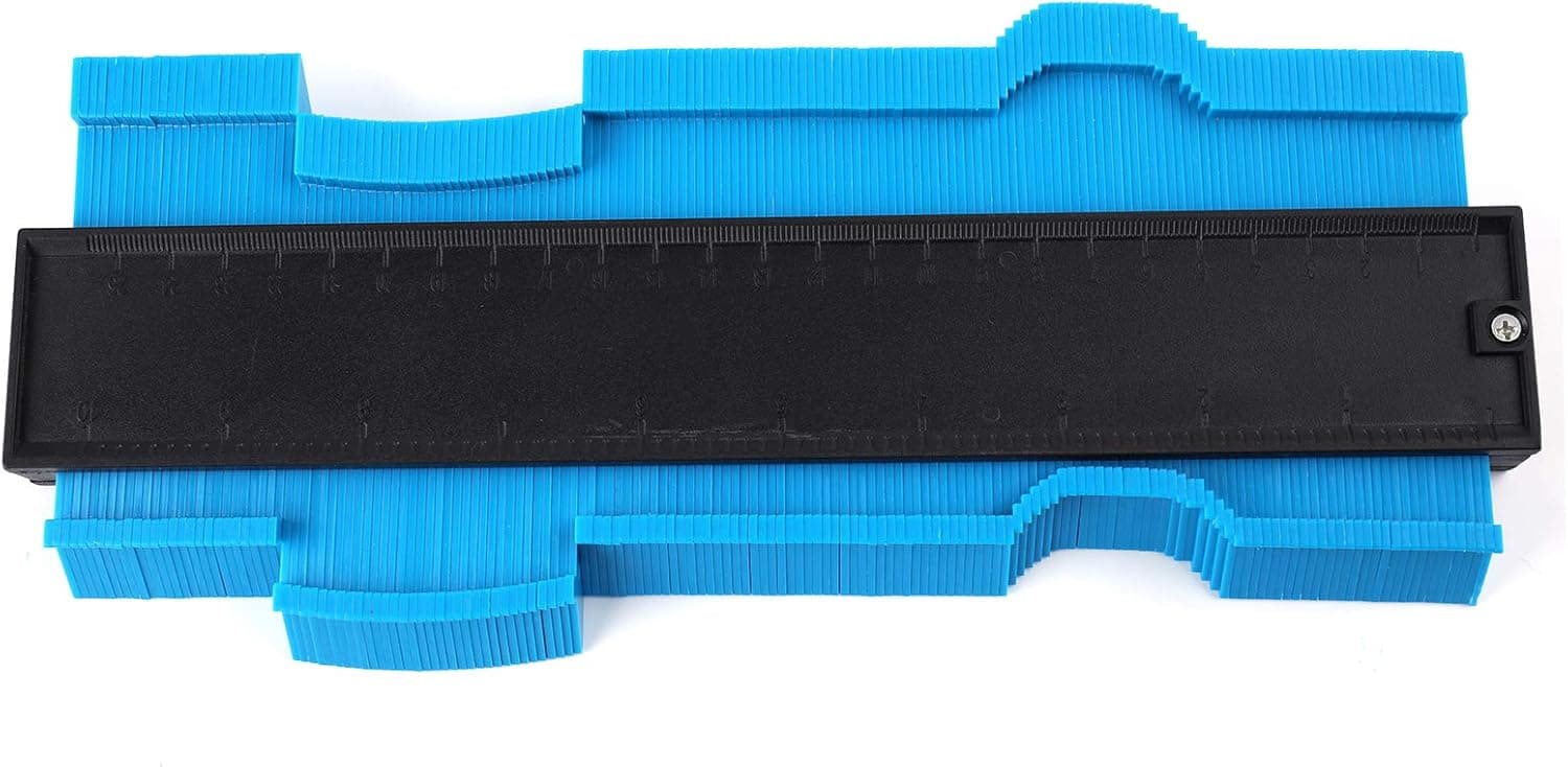 Yesland Contour Gauge Duplicator - 10 Inch Profile Gauge Shape Duplicator Copying Tool - Irregular Shapes Tracing Template Measuring Tool for Fit and Easy Cutting