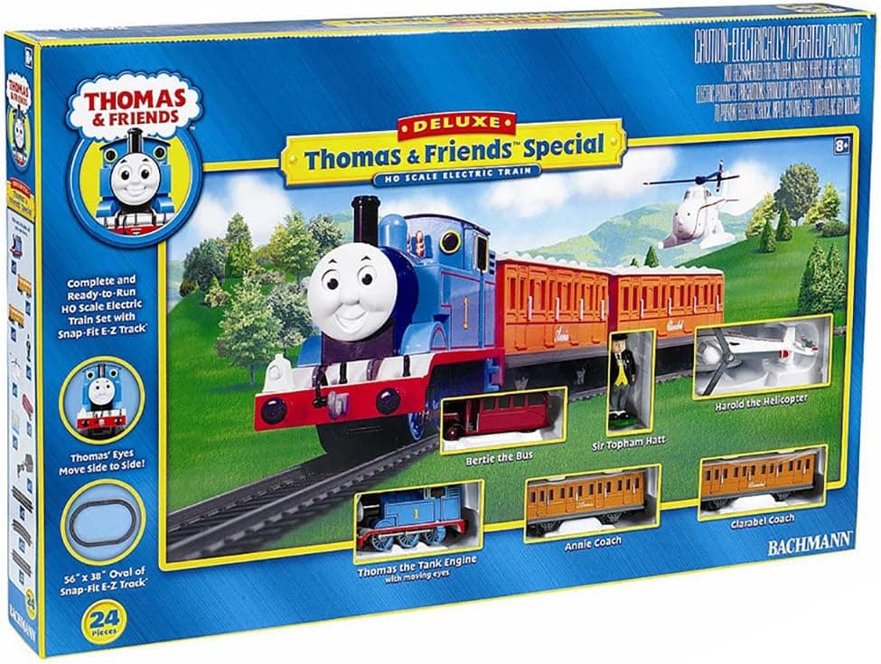 Bachmann Trains Deluxe Thomas & Friends Special Kids Train Set + Track | 644-BT