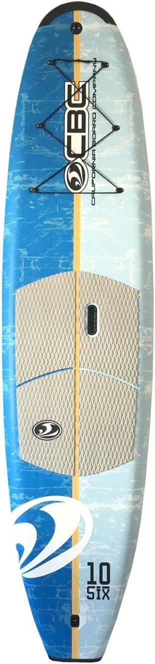 California Board Company CBC 10'6 Soft SUP Package with Bungee Deck & Traction, Large