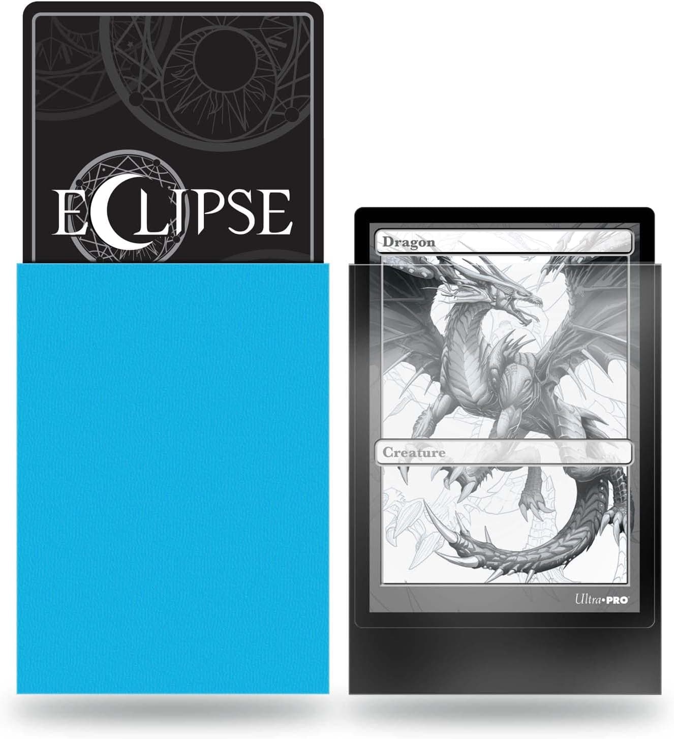 Ultra Pro - Eclipse Matte Finish Standard Card Sleeves 100 Count (Sky Blue) - Protect All Your Gaming Cards , Sports Cards, and Collectible Cards with Ultra Pro's ChromaFusion Technology
