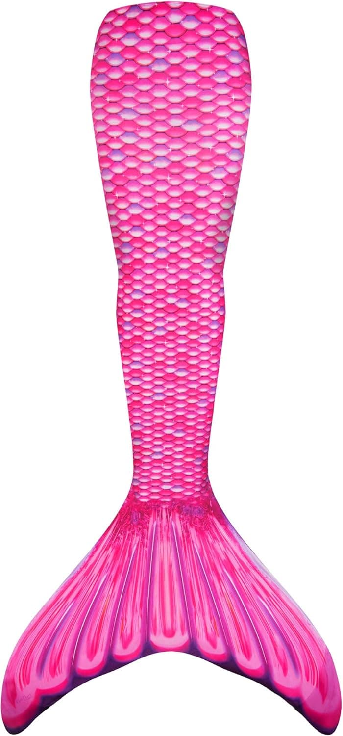 Fin Fun Kids Mermaid Tail Only, Reinforced Tips, NO Monofin, for Girls - Kids Sizes