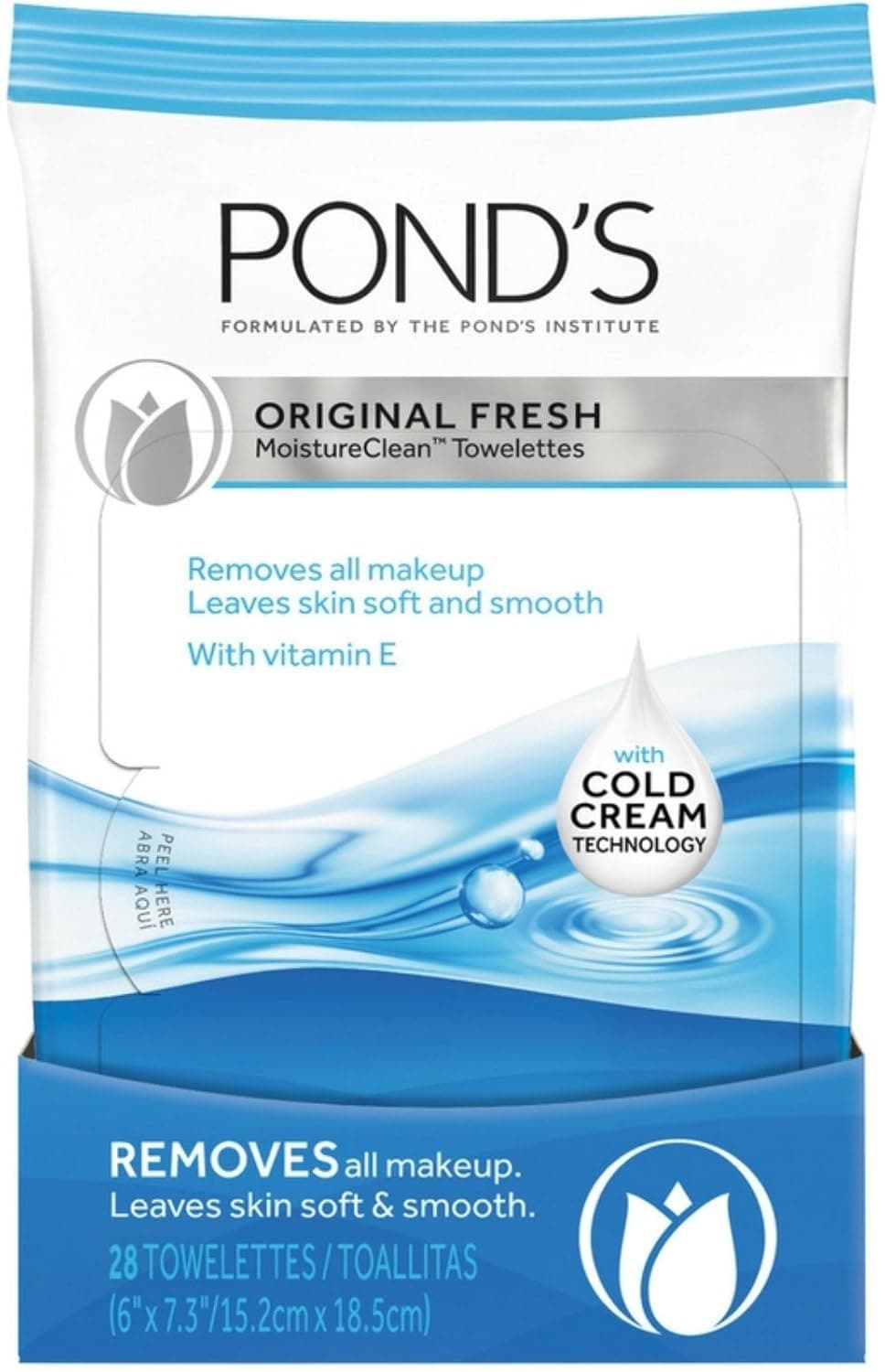 Pond's Moisture Clean Towelettes Original Fresh
