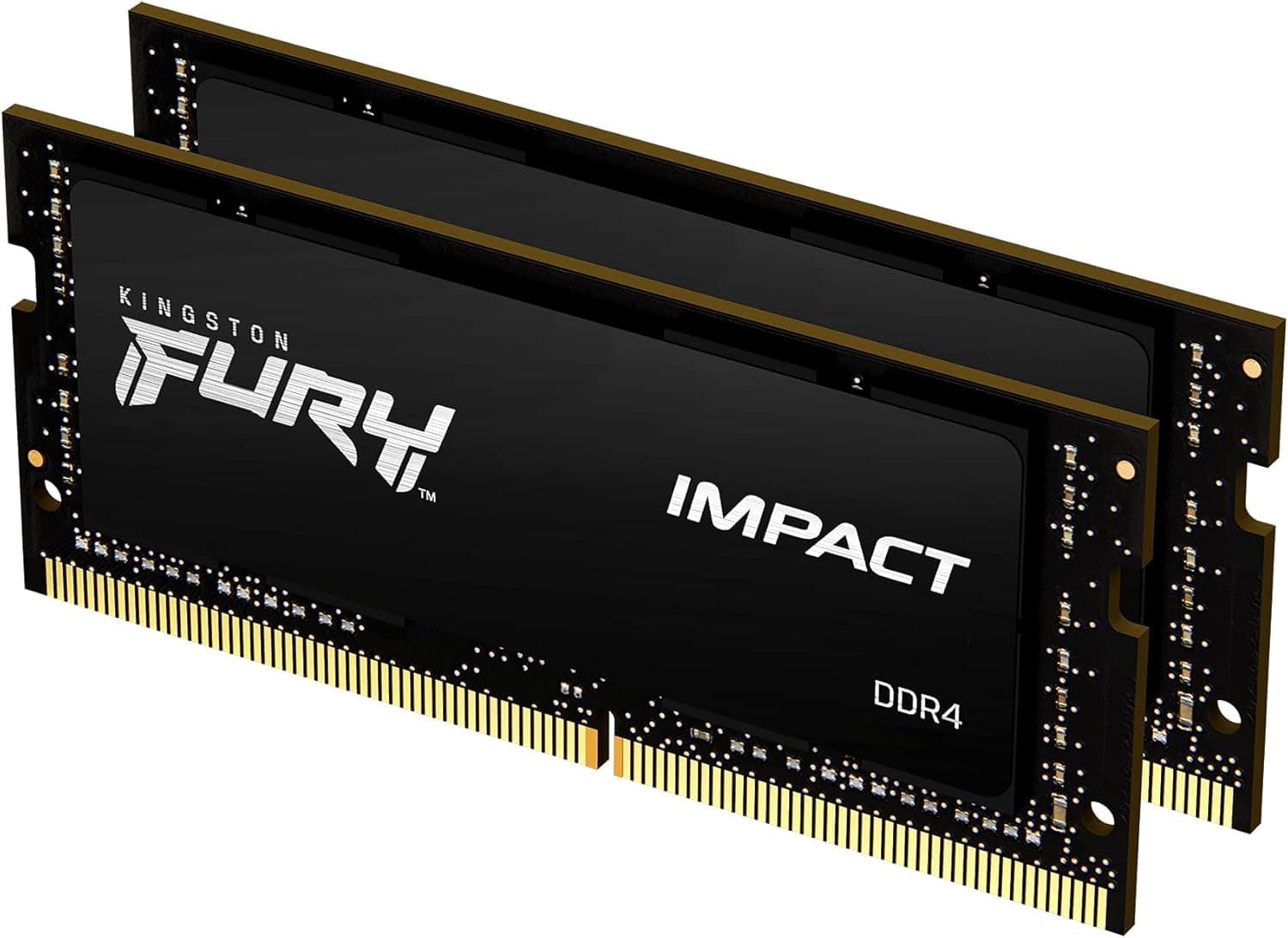 Kingston FURY Impact 32GB (2x16GB) 3200MT/s DDR4 CL20 Laptop Memory Kit of 2 | Intel XMP | AMD Ryzen | Plug n Play | Low Power Consumption | KF432S20IBK2/32