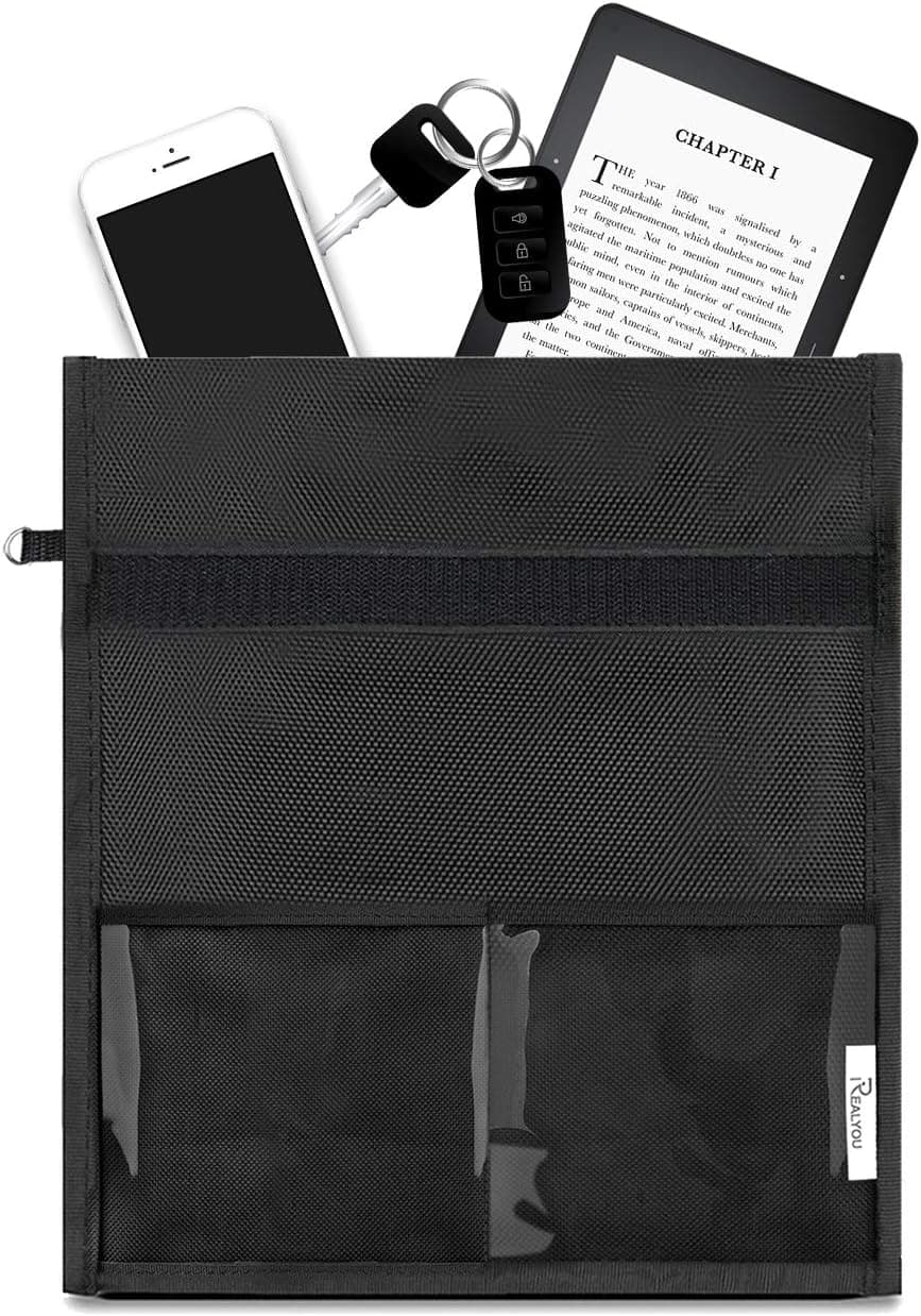 Faraday Bag,Signal Blocking Bag for Electronic Equipment- Shield Your Phone,Ipad Pro,Small Electronics from Hacking, Tracking 9.8" * 11"