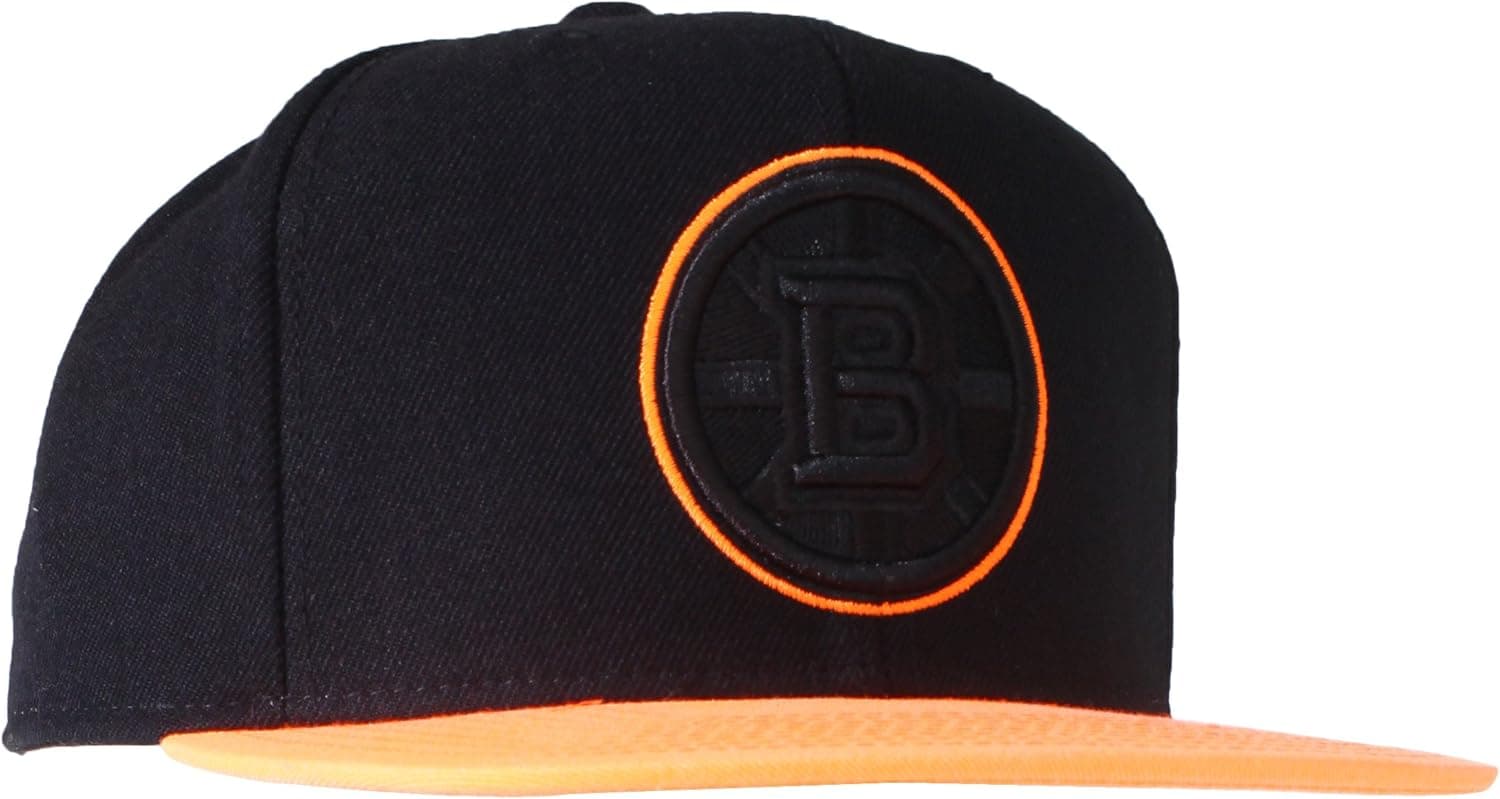NHL Boston Bruins Neon Snapback Adjustable Hat
