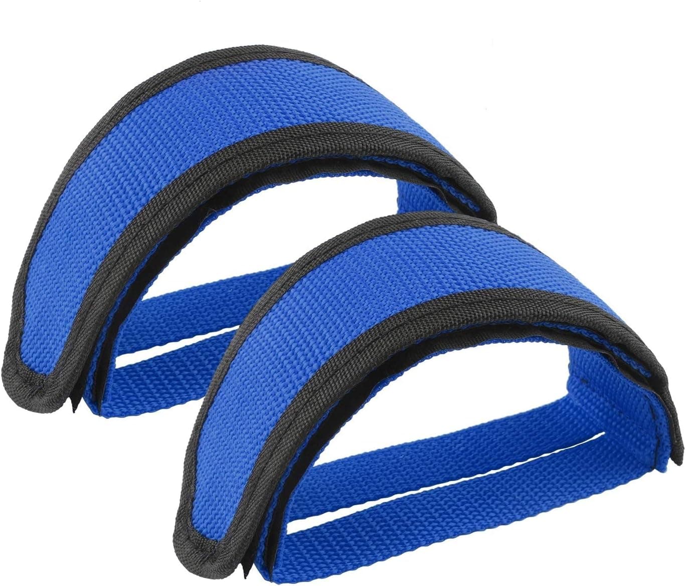Bike Pedal Straps Adjustable Bicycle Feet Pedal Straps Tongshop Nylon Pedals Toe Clips Straps Tape for Fixed Gear Bike, Exercise Bike Pedal Straps for DIY Bike Enthusiasts (Blue)