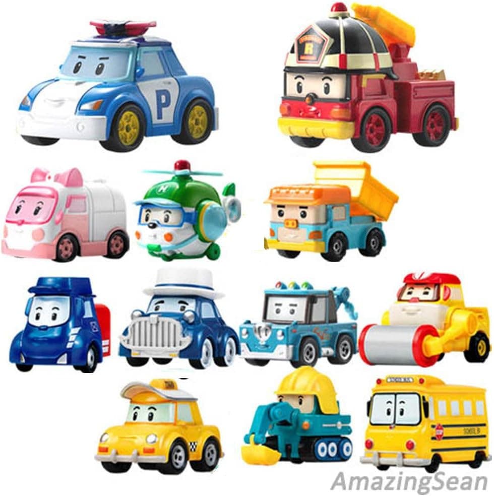 Robocar Die Cast Series 4 Ea Poli Die Casting Action Figure Korea Animation To02(random Shipping)