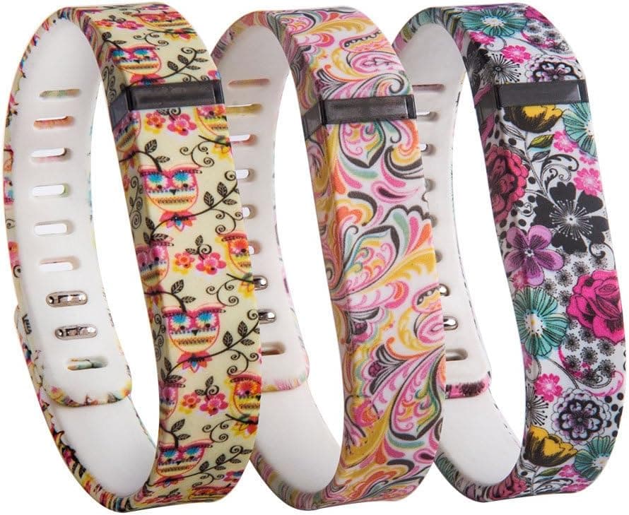 RedTaro 3PCS Replacement Bands for Fitbit FLEX Only/Fitbit Band/Fitbit Flex Band/Fitbit Wristband/Fitbit Flex Wristband/Fitbit Bracelet