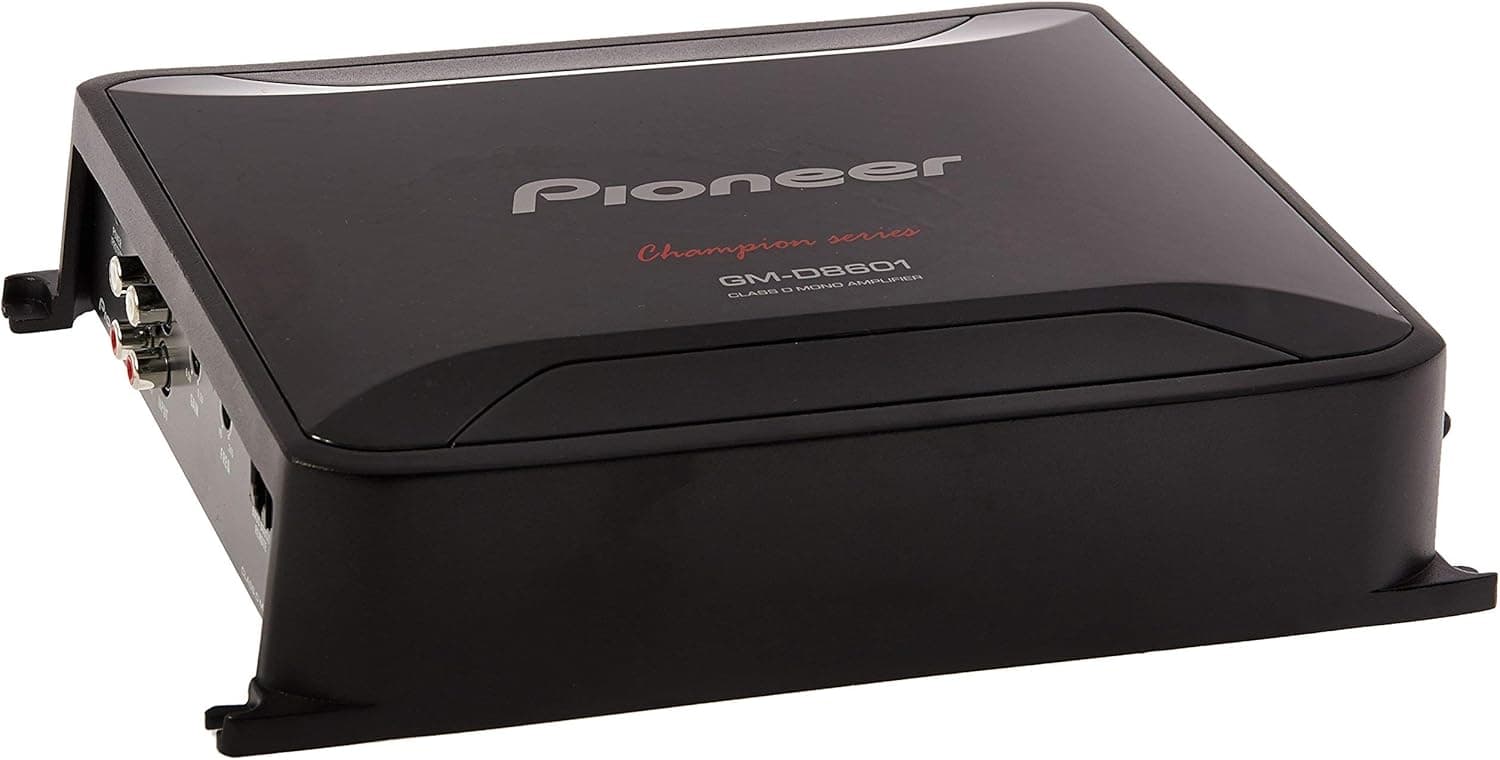 Pioneer GM-D8601 Class D Mono Amplifier with Wired Bass Boost Remote (Renewed)