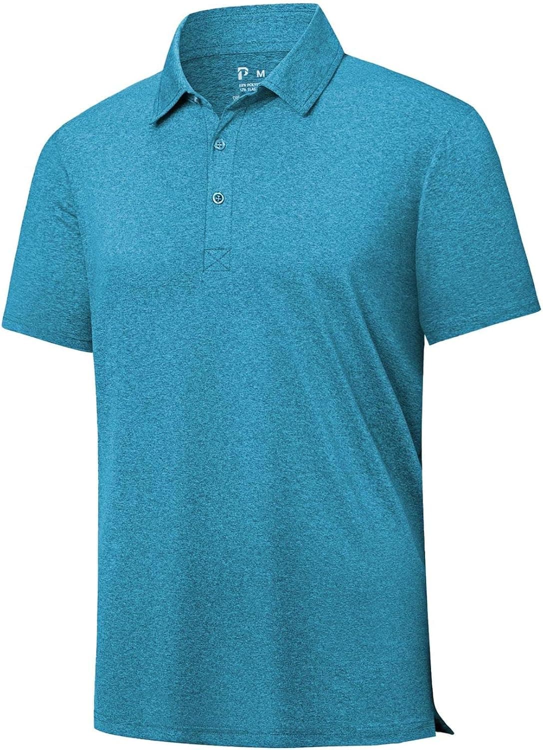 Polu Men's Golf Polo Shirts Moisture Wicking Short Sleeve Casual Summer Collared Shirts