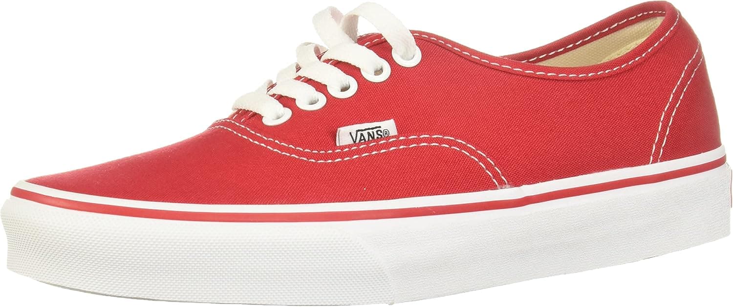 Vans Off The Wall Authentic Sneakers (Red) Unisex Skate Vulc Shoes