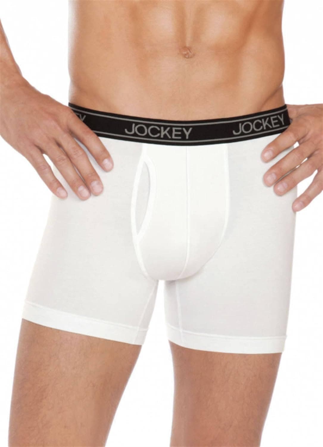 Jockey Men's Underwear Low-Rise Cotton Stretch Boxer Brief - 2 Pack