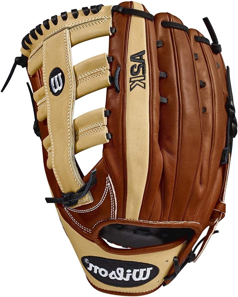 WILSON 2018 A2K 1775 Outfield Left Hand Gloves, Copper/Blonde, 12.75"