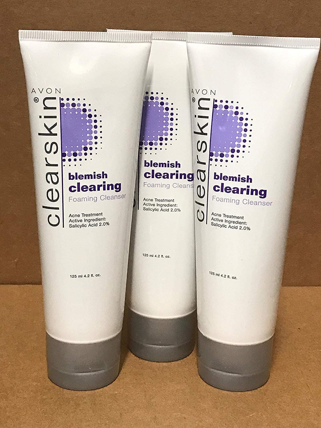 Avon Clearskin Blemish Clearing Foaming Cleanser Lot 3 Tubs
