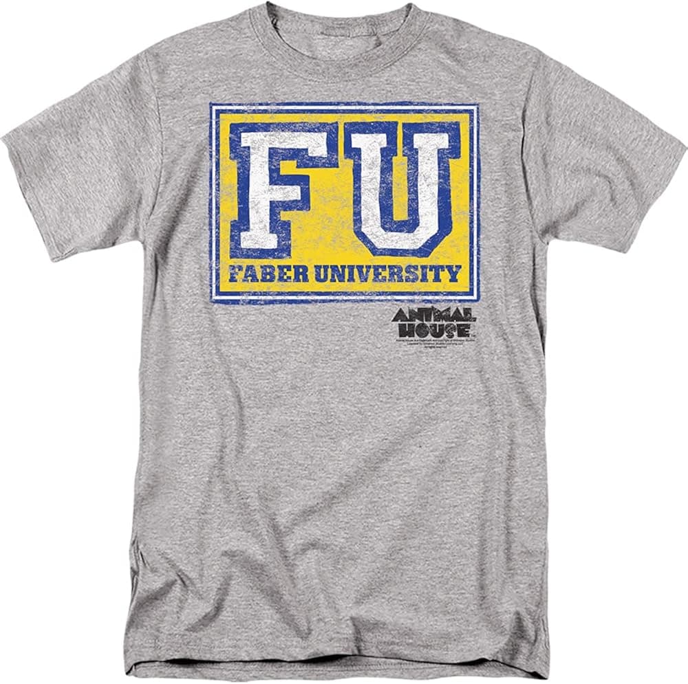 Trevco Men's Animal House Faber University Adult T-Shirt