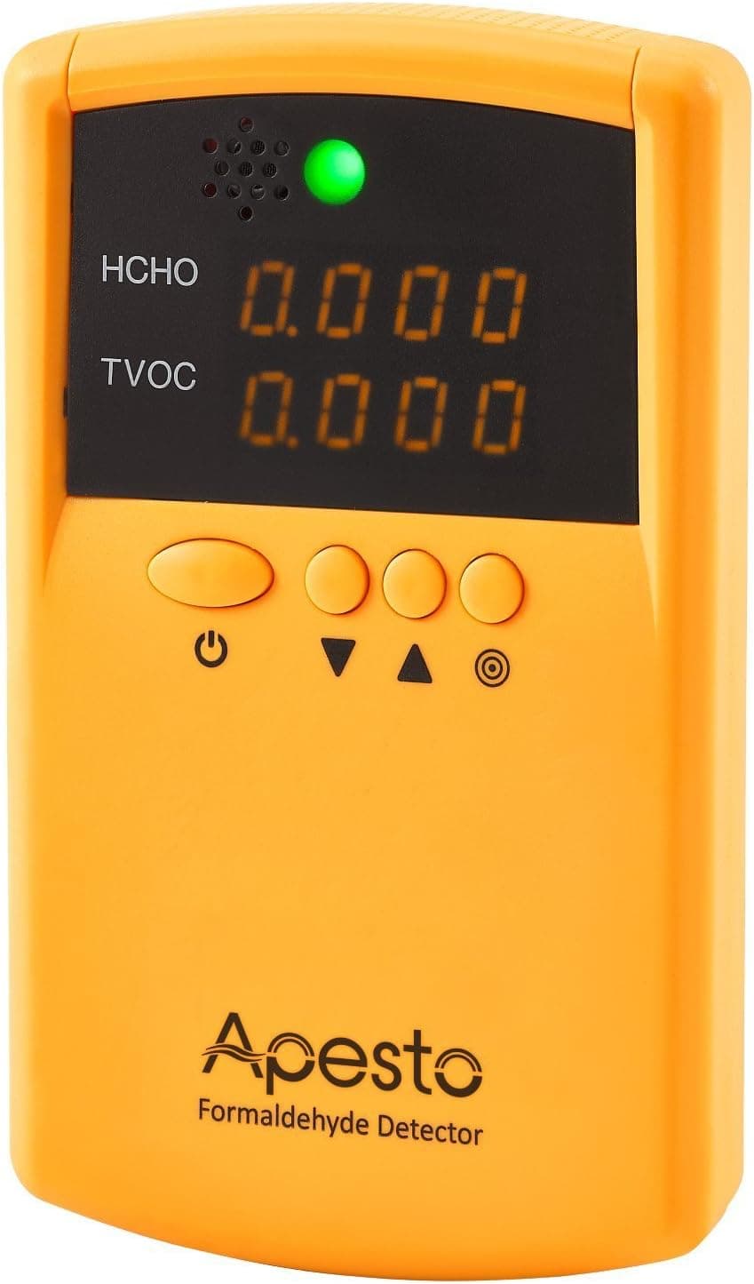 3 Pack Formaldehyde Monitor Detector (Battery Operated) with Alarm for Home and Outdoor Use