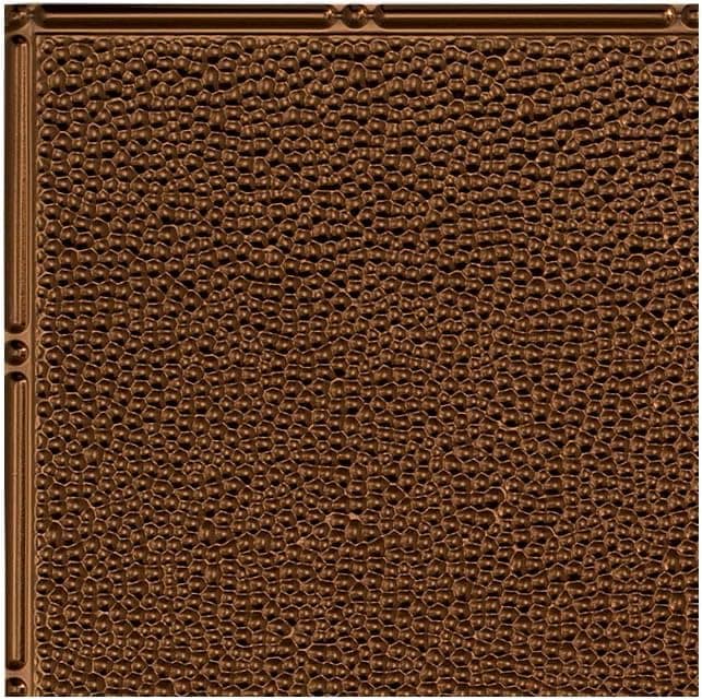 FASÄDE Border Fill Decorative Vinyl Glue Up Ceiling Panel in Oil-Rubbed Bronze (12X12 Inch Sample)