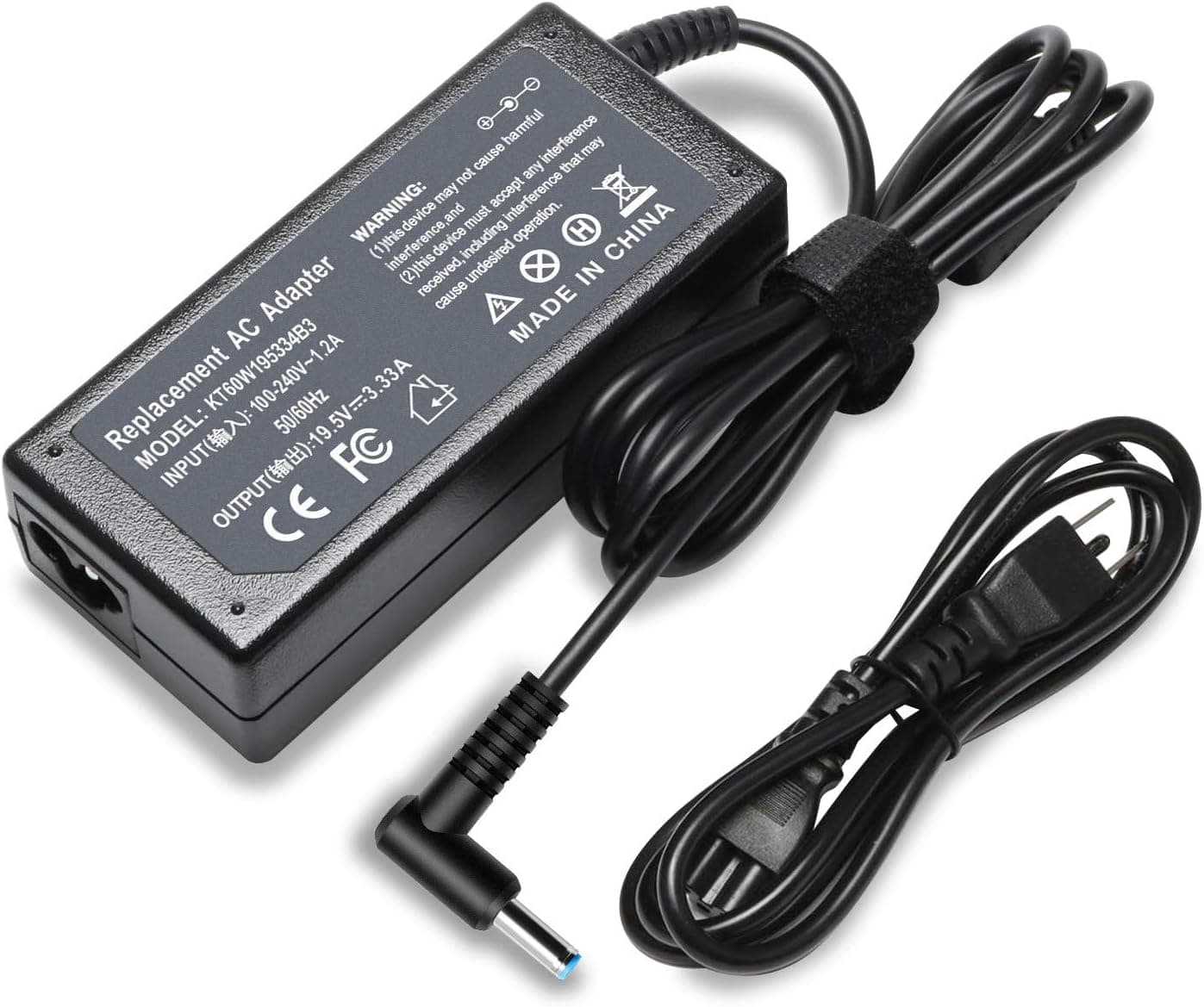 Shareway 65W AC Adapter Charger Fit for HP Envy x360 x2 15-u011dx Pavilion x360 11 13 15 Spectre x360 x2 13t-h200 Elitebook Folio 1040 G1 820 830 840 850 G3 G4 G5 G6 G7 15-f278nr 15-bs015dx 741727-001