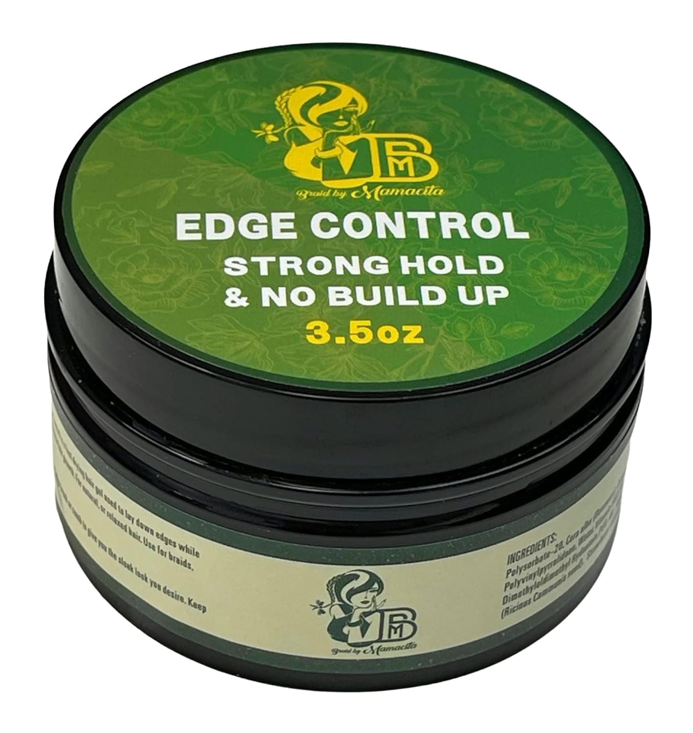 Braidbymamacita Edge Control Non Flake Strong Hold No Build up