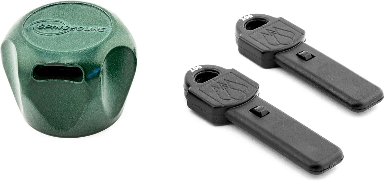 American Valve MFL500 Magnetic Key Metal Faucet Lock, Green