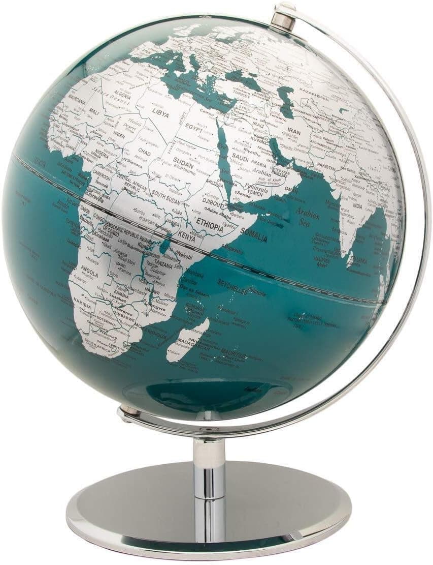 SGOTA Ofoice Illuminated World Globe, 8 Inch Constellation Globe with World Map for Kids Educational Interactive Astronomy & Geographic Map Globe