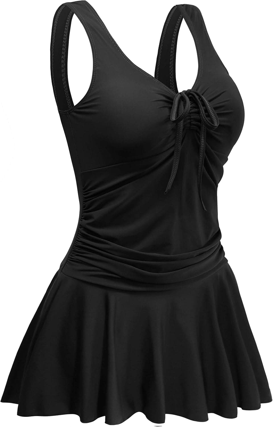 AONTUS Women's One Piece Plus Size Swimsuits Tummy Control Swimwear Bathing Suits