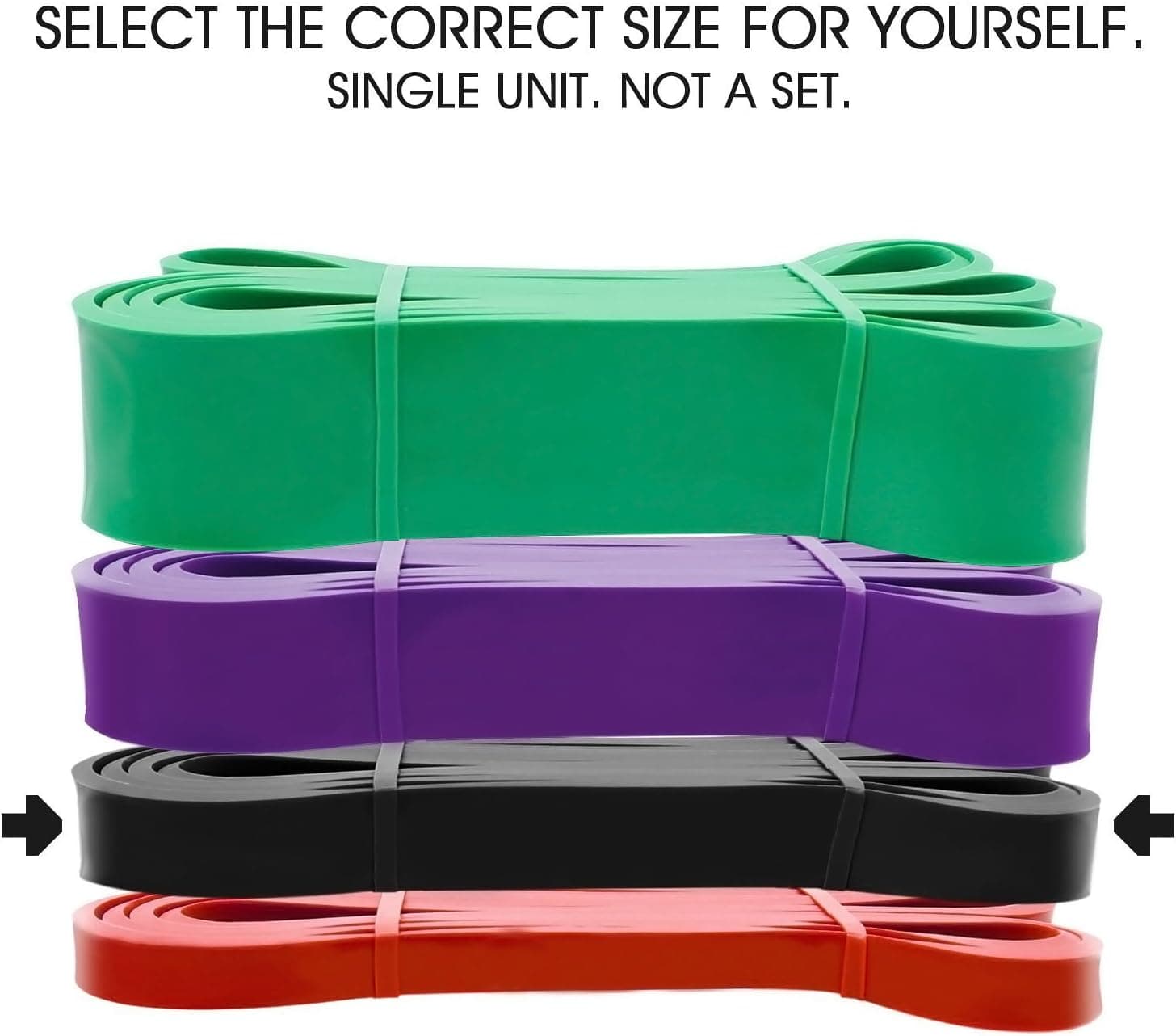 Y-SportLive Pull-up Band - Extra Durable and Top Rated Assisted Resistance & Stretch Band - Perfect Equipment for Powerlifting, CrossFit, Physical Therapy - Fit both Men and Women(Black 20-60 lbs)