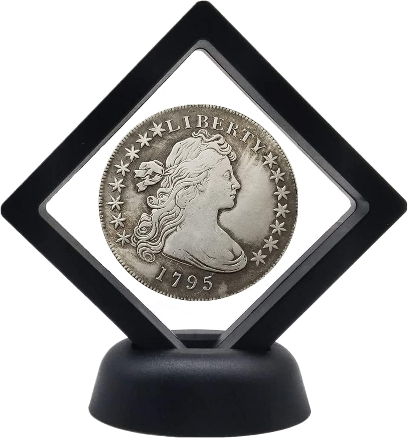 MarshLing Antique Liberty Old Coins Morgan Silver Dollars - 1795 Coin Collecting - Silver Dollar USA Old Original Pre Morgan Dollar Morgan Coins with Display Case