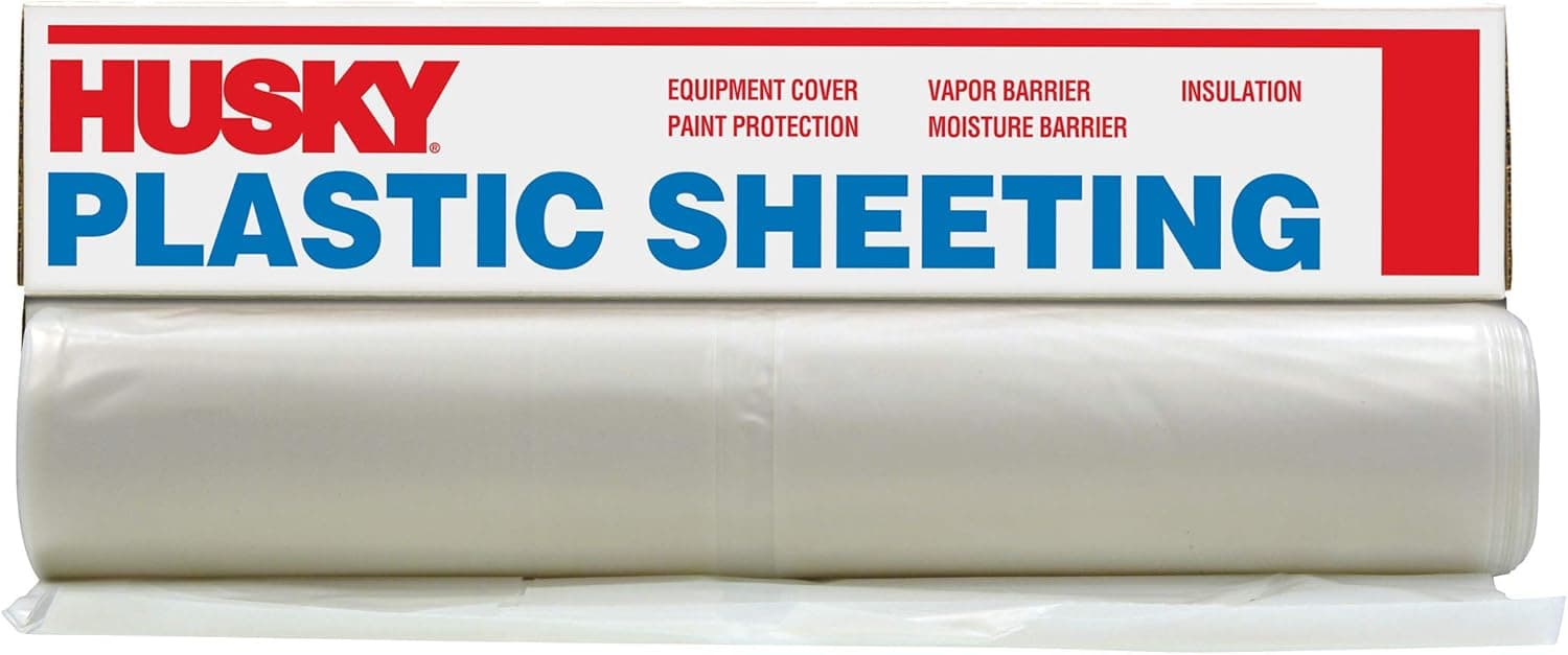 POLY AMERICA 05078 10-Feet X 100-Feet 4 Mil Clear Poly Film