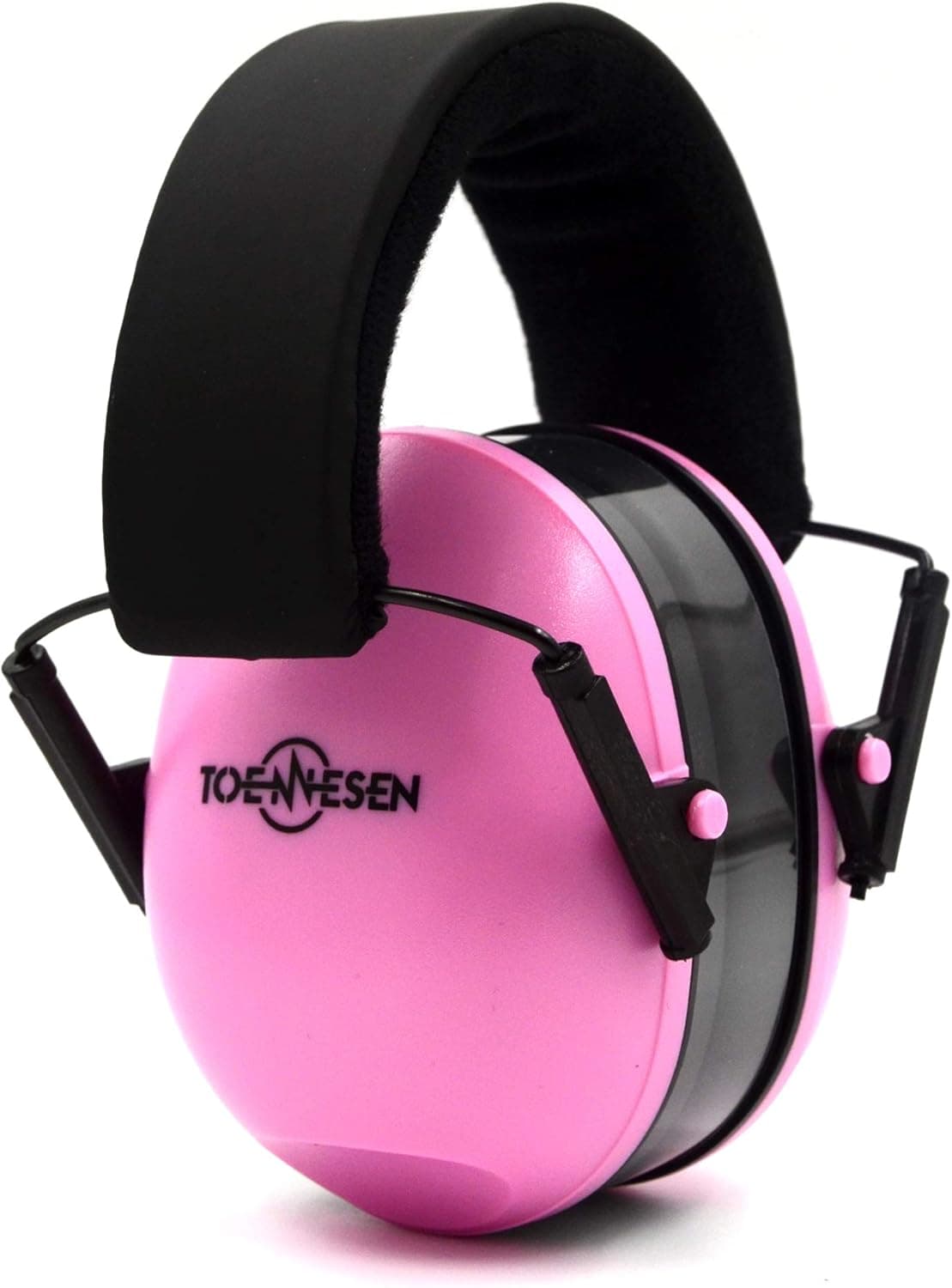 TOENNESEN Tactical Headset Electronic Earmuff Headphones - Sound Amplification Electronic Noise Canceling Hearing Protection(Pink)